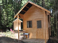 Micro sleeping cabin kit made by bavariancottages.com